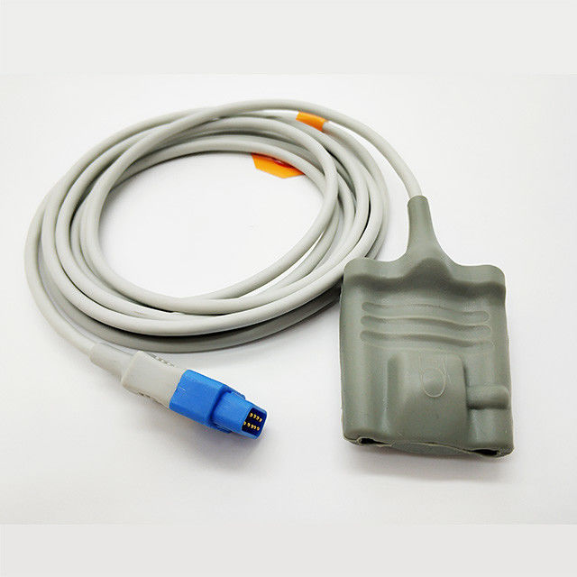 GE Trusignal  adult, pediatric, finger clip, soft tip 1m 3m 9pin Monitor SPO2 Sensor